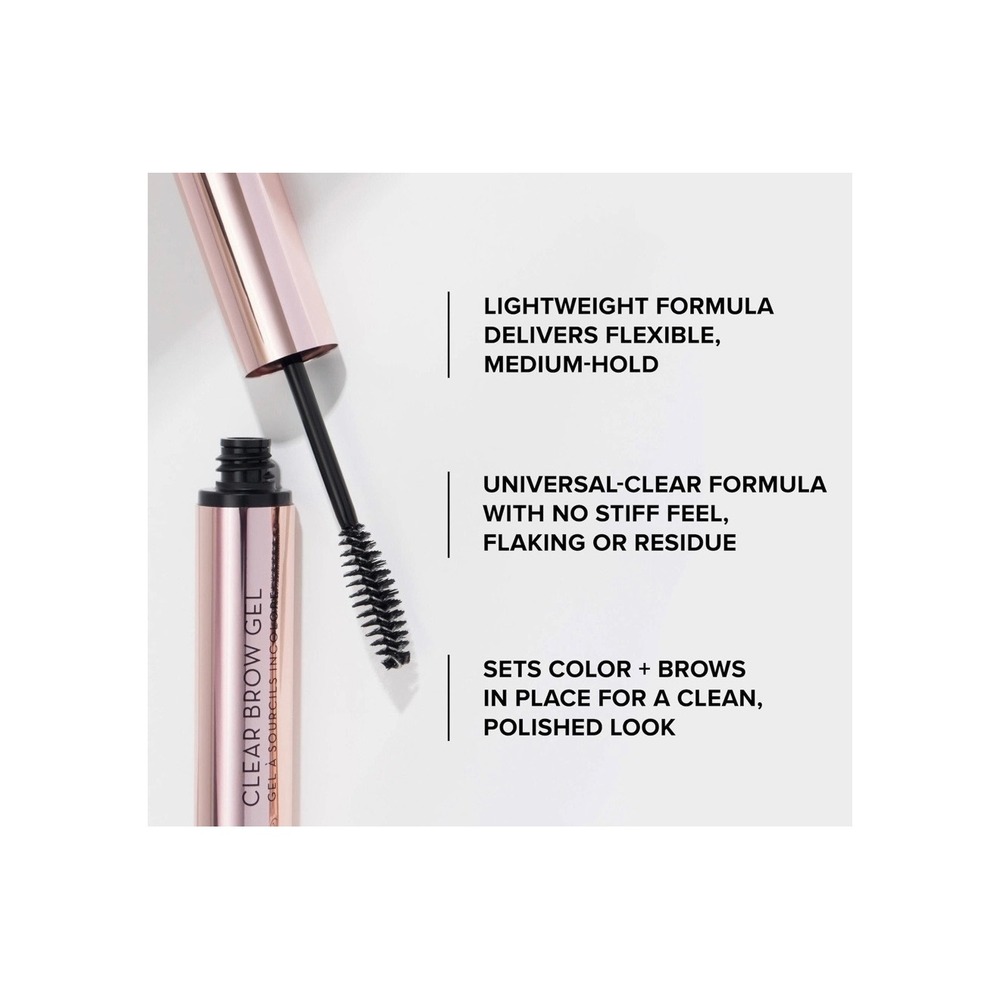 Anastasia Beverly Hills Clear Brow Gel Duo 2.5 mL Each Rose Gold Tubes